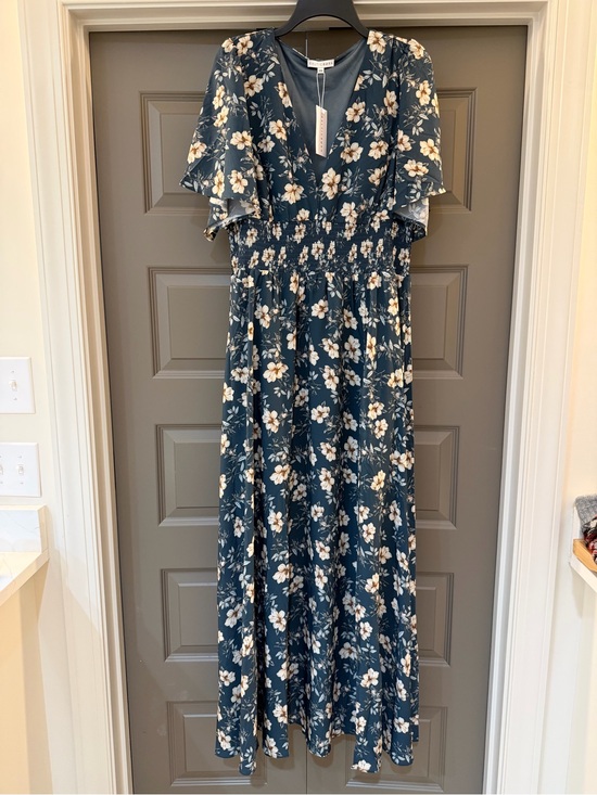 Baltic Born Dresses & Skirts - Baltic Born Navy Floral Maxi Dress with Cream Flowers